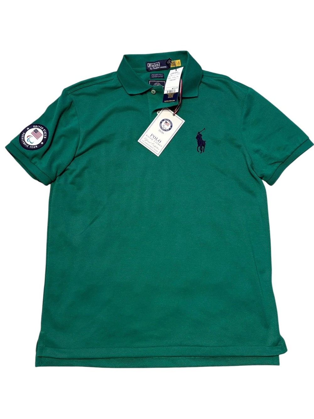 Polo Ralph Lauren Team USA Custom Slim Fit Polo M Olympic Team 2020 Large Pony